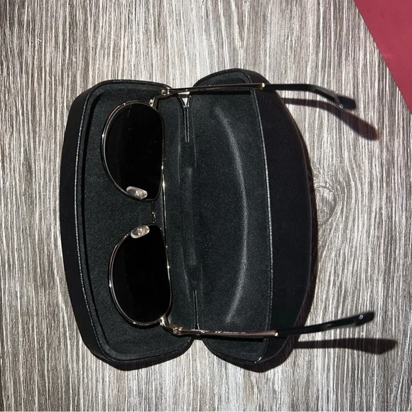 New Salvatore Ferragamo Gold Sunglasses